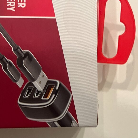 Energizer Max Dual Car Charger PD + QC 3.0 60W USB-A and Type-C (m/x) (NEW) - Picture 2 of 10